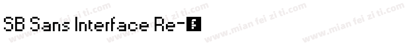 SB Sans Interface Re字体转换